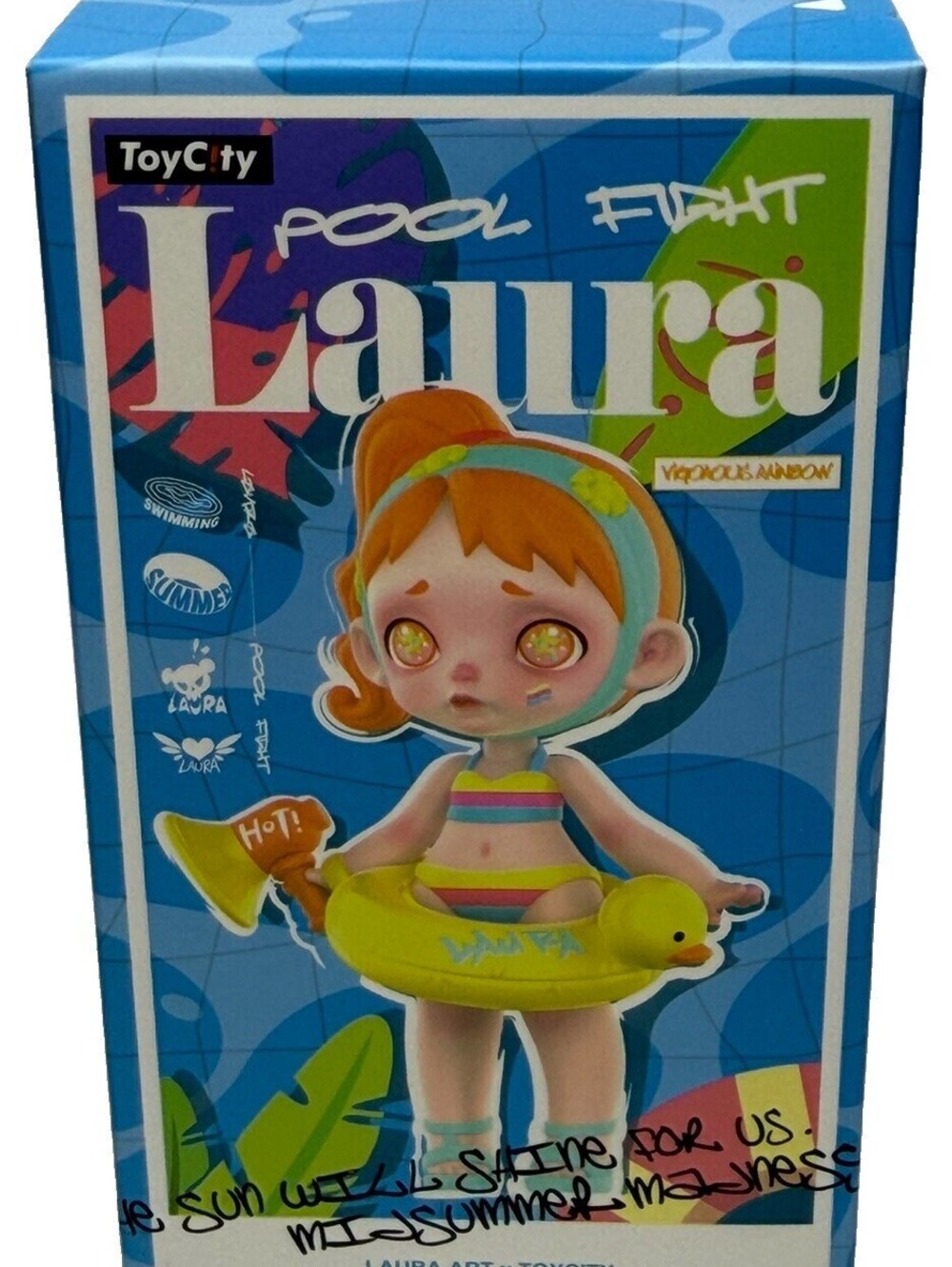 ToyCity Laura Girl Pool Fight Series Blind Box Sealed Designer Figure Toy